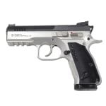 CZ Shadow 2 9mm 15rd Bbl Clear Annodized Frame/Nitride Slide FO Front/Blk Ser Hajo Rear MS Optics-Ready Hammer Fired Metal Framed Comp Handgun 86156