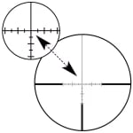 Zeiss Conquest V6 5-30x50 AHR Reticle (#90) Ext Elev w/Ballistic Stop Capped Windage Turret 25 MOA Parallax Adj Scope 522251-9990-060