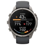 Garmin Fenix 9 Pro 47mm Titanium Smartwatch w/ Built-In Flashlight, AMOLED Display, Graphite-Black Silicone Band 010-04336-25 - Additional Image 3