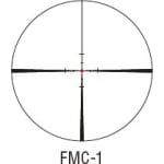 March Compact Tactical Shorty 1-10x24mm FFP FMC-1 Reticle 0.1MIL 6Level Illum Riflescope w/Unimount D10SV24FIML-P-FMC-1 - Reticle Image 1