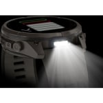 Garmin Fenix 9 Pro 51mm Titanium Smartwatch w/ Solar Display, Pebble Gray-Silver Gray Silicone Band 010-04339-05 - Additional Image 13