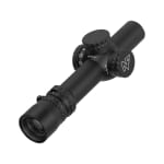 Nightforce NX8 1-8x24mm F1 Capped E/W .2 Mil-Radian Power Throw Lever FC-DMx (MOA) First Focal Plane Reticle Black Riflescope C710