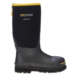 Dryshod Brute Hi Black/Yellow Men's Size 14 Boots BRU-MH-BLK-M14