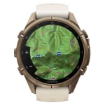Garmin Fenix 9 Pro 43mm Autumn Gold Titanium Smartwatch w/ inReach, AMOLED Display, Cream-French Gray Silicone Band 010-04335-20 - Additional Image 9