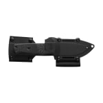 Benchmade Sibert Mini Bushcrafter Fixed Blade Drop-Point Carbon Fiber Knife 165BK
