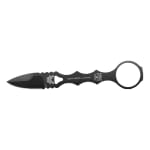 Benchmade Mini SOCP Fixed Blade Spear-Point Black Knife 177BK