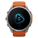 Garmin Fenix 9 Pro 51mm Titanium Smartwatch w/ inReach, AMOLED Display, Autumn Orange-Spark Orange Silicone Band 010-04337-00 - Additional Image 8
