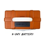 Turtlebox GameDay Series 2.0 Original Outdoor Bluetooth Speaker w/Party Mode, Waterproof, 25hr Battery, Burnt Orange/White TB-ORIG-G3-BTORG-WHT-WHT-2 - Additional Image 2