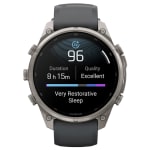 Garmin Fenix 9 Pro 47mm Titanium Smartwatch w/ inReach, AMOLED Display, Graphite-Black Silicone Band 010-04336-20 - Additional Image 9