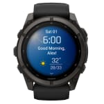 Garmin Fenix 9 51mm Carbon Gray DLC Titanium-Color Smartwatch w/ Built-In Flashlight, AMOLED Display, Black Silicone Band 010-04763-10 - Additional Image 8