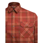Beretta Cadet Flannel Shirt Rustwood Madder Check LU991T243508F5 - Additional Image 3