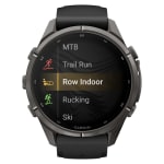Garmin Fenix 9 Pro 43mm Carbon Gray DLC Titanium Smartwatch w/ inReach, AMOLED Display, Black-Pebble Gray Silicone Band 010-04335-10 - Additional Image 5