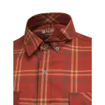 Beretta Cadet Flannel Shirt Rustwood Madder Check LU991T243508F5 - Additional Image 2