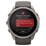 Garmin Fenix 9 Pro 51mm Titanium Smartwatch w/ inReach, Solar Display, Pebble Gray-Silver Gray Silicone Band 010-04339-00 - Additional Image 7