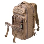 First Tactical Tactix Half-Day 27L Coyote Backpack Plus w/ YKK Zippers, Shovel Backboard, Lynx Laser-Cut Platform MOLLE/PALS Compatible 180036-060-1SZ - Additional Image 4