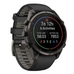 Garmin Fenix 9 Pro 47mm Carbon Gray DLC Titanium Smartwatch w/ inReach, AMOLED Display, Black-Pebble Gray Silicone Band 010-04336-10 - Additional Image 2