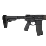 Daniel Defense DD4 MK18 RIII 5.56mm 10.3" 1:7 Govt Bbl Car RIS III 9.5 FDE Semi-Auto Pistol w/SBA3 Brace & DDFH 02-191-13295-047