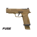 Sig Sauer P365 FUSE Coyote 9mm 4.3" Bbl Pistol w/ (2)x21rd & (1)x17rd Magazines, SIG-LOC Slide, Cerakote Finish, Accessory Rail 365XF-9-CFO - Additional Image 4