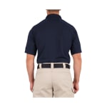 First Tactical Men's Performance Short Sleeve Polo Midnight Navy 112509-729 - Additional Image 3