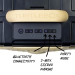 Turtlebox GameDay Series 2.0 Original Outdoor Bluetooth Speaker w/ Party Mode, Waterproof, 25hr Battery, Black/Gold TB-ORIG-G3-BLK-GOLD-GOLD-2 - Additional Image 4