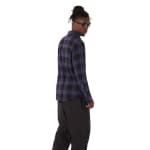 Oakley Men's Black/Graphite/Amethyst Lifestyle Podium Plaid Ls Flannel FOA402573-9QX - Additional Image 4