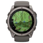 Garmin Fenix 9 51mm Titanium-Color Smartwatch w/ Built-In Flashlight, AMOLED Display, Pebble Gray Silicone Band 010-04763-00 - Additional Image 6