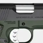 Springfield Armory 1911 Loaded .45 ACP 5" Bbl OD Green Handgun w/ 3-Dot Tritium Sights, Speed Trigger, Accessory Rail, 2x7rd Mags PX9105MLCA18 - Additional Image 2