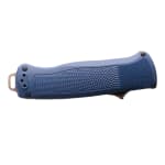 Benchmade Shootout CPM-CruWear S30V Stainless Steel 63-65HRC Tanto 3.51" Knife w/Crater Blue Grivory Handle 5370FE-09 - Additional Image 1