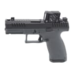 CZ-USA CZ P-10 C 9mm 15rd Ported Bbl/Nitride Slide Aimpoint COA Fixed Sights Black Polymer Frame Reversible Mag Catch Pistol w/3 Backstraps 91582 - Additional Image 1