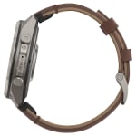 Garmin Fenix 9 Pro 47mm Titanium Smartwatch w/inReach Premium,AMOLED Display, Walnut Leather Band & Pebble Gray-Silver Gray Silicone Band 010-04336-40 - Additional Image 11