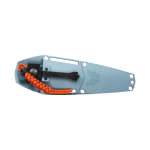 Benchmade Intersect Fixed Blade Serrated Drop-Point Depth Blue Santoprene Knife 18050S