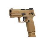 Sig Sauer M18 MA Compliant 9mm Luger 3.9" Bbl Striker Siglite Rail Manual Safety Modular Polymer Grip Coyote Pistol w/(3) 10rd Mags M18-9-CSS-MS-MA - Additional Image 3