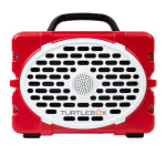 Turtlebox GameDay Series 2.0 Original Outdoor Bluetooth Speaker w/ Party Mode, Waterproof, 25hr Battery, Red/Black TB-ORIG-G3-RED-WHT-BLK-2 - Additional Image 5