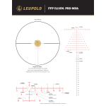 Leupold Mark 4HD 34mm 6-24x52mm Illuminated M1C3 Side Focus FFP PR2-MOA Riflescope 188483 - Reticle Image 1