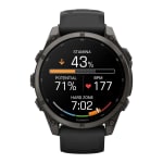 Garmin Fenix 9 47mm Carbon Gray DLC Titanium-Color Smartwatch w/ Built-In Flashlight, AMOLED Display, Black Silicone Band 010-04762-10 - Additional Image 3