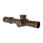 Trijicon Credo 1-8x28 FFP Coyote Brown Riflescope 34mm Tube, Red/Green MOA Segmented Circle, Exposed Locking Adjusters 2900055