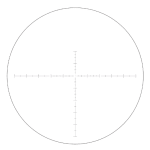 March 8-80x56HM SFP Tracking Scope MML-W1 Reticle 4Level Illum MIL w/Accessory Rail & Eyepiece Extension Ring DT80HV56RI-AR-MML-W1 - Reticle Image 3