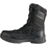 First Tactical Men's 8" Duty Safety Toe Side-Zip Black Boots 165923-019 - Additional Image 1