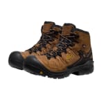 Keen American Built Targhee IV Mid Work WP Soft Toe Men's Belgian/Black 9 EE 1031464-9EE