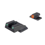Ameriglo Trooper Sight Set w/ Green Tritium Rear & Green Tritium Dot with Orange Outline Front for S&W Bodyguard 2.0 SWBG-823 - Additional Image 2