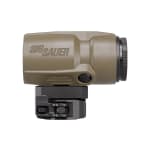 Sig Sauer JULIET3T-AMR 3x22mm Compact Magnifier w/ Flip to Side Mount, Auto-Modified Reticle System, IPX8 Waterproof, Aluminum Housing, FDE SOJ3MT11 - Additional Image 3