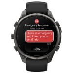 Garmin Fenix 9 Pro 47mm Carbon Gray DLC Titanium Smartwatch w/ inReach, AMOLED Display, Black-Pebble Gray Silicone Band 010-04336-10 - Additional Image 6