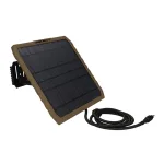 Muddy 10" Solar Panel & Rechargeable 3000mAh Lithium-Ion Battery Pack w/ 6ft Insulated Cable, USB Charging Port & Cable MUD-SOLP3X10 - Additional Image 1