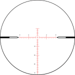 Nightforce ATACR 4-16x50mm F2 ZeroStop .25 MOA CW MOAR DigIllum Blemished Riflescope C544 - Reticle Image 1