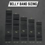 Sticky Holsters Belly Band Plush Elastic Modular Band, Mounts 53-65" BB-XXL