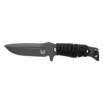 Benchmade Sibert Adamas Fixed Blade Drop-Point Chord Black Paracord Knife 375BK-1