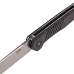 Tekto F1 Alpha Silver D2 Blade Forged Carbon Handle Silver Accents Fine Edge Folding Knife F1R-CCBK-D2SI1-A4 - Additional Image 4
