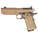 Springfield Armory 1911 DS Prodigy 9mm 5"Bbl Coyote Brown Handgun w/AOS Plate, U-Notch Tritium Sights, Integrated Comp, 2x10rd Mags PH9119AOSCBLC-COMP - Additional Image 2