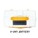 Turtlebox GameDay Series 2.0 Original Outdoor Bluetooth Speaker w/ Party Mode, Waterproof, 25hr Battery, White/Orange TB-ORIG-G3-WHT-ORG-ORG-2 - Additional Image 2