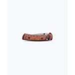 Benchmade Trackpoint Fixed Blade Drop-Point Dark Brown Wood Stabilized Wood Knife 15090